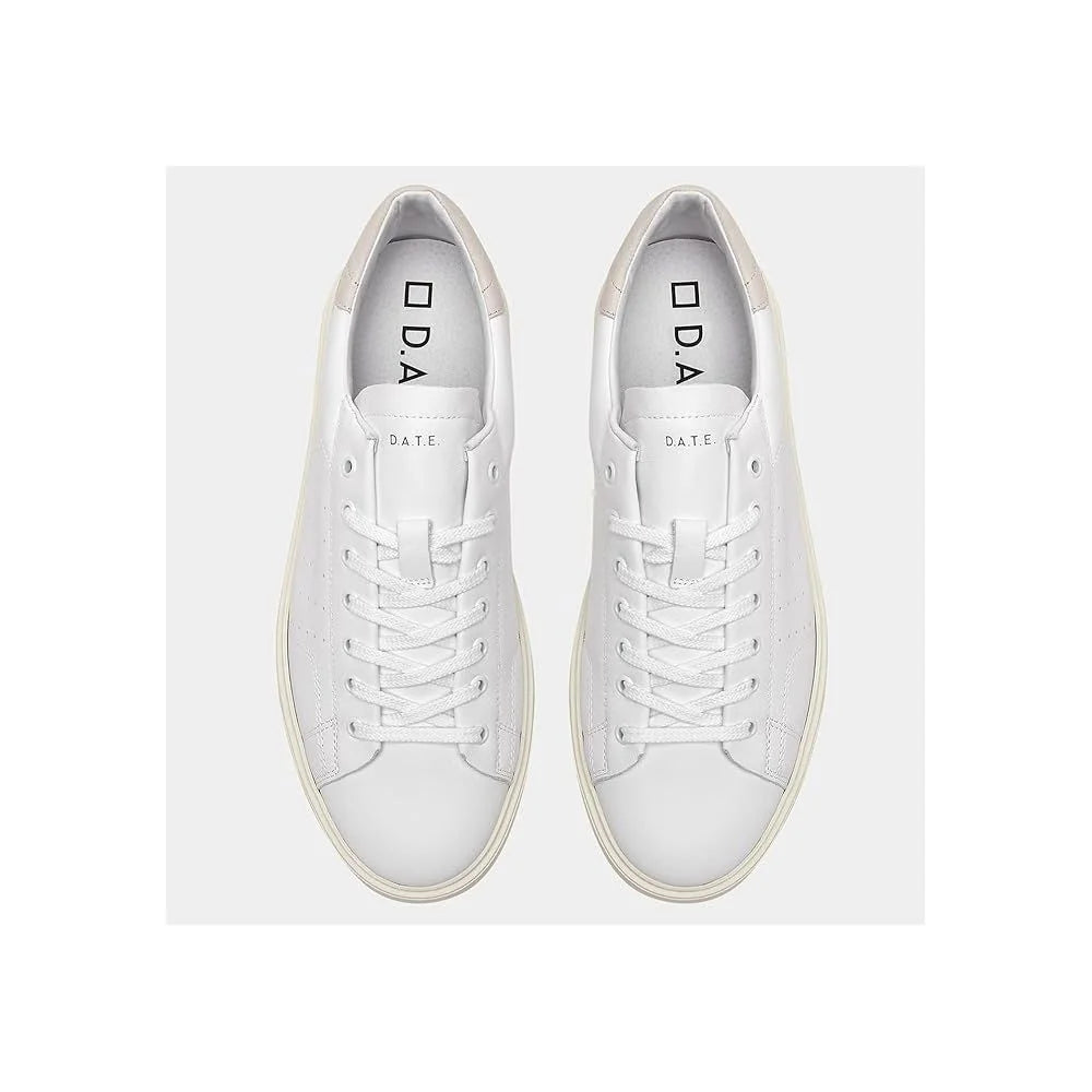D.A.T.E White Leather Sneaker - EU40/US7 - Sneakers