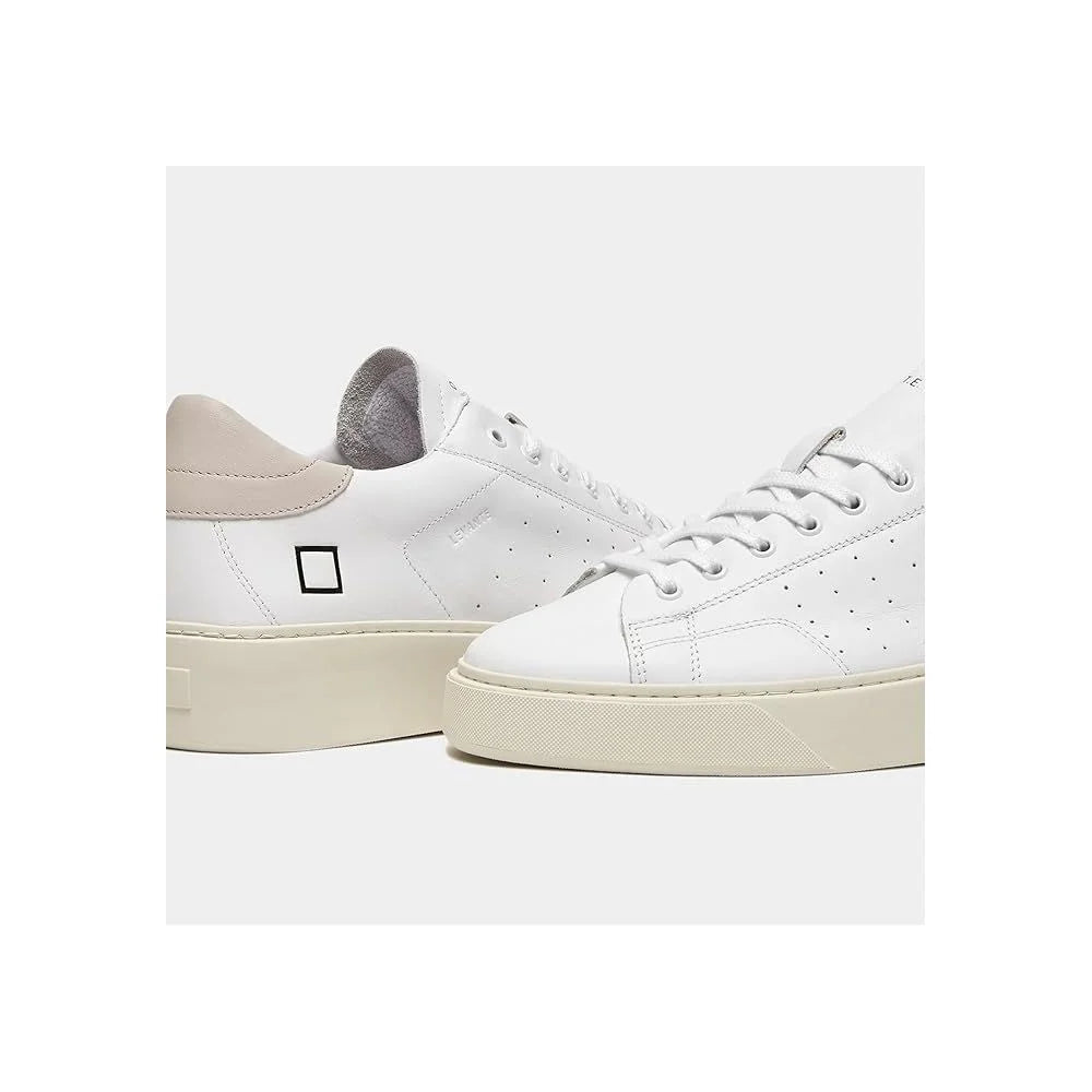 D.A.T.E White Leather Sneaker - EU40/US7 - Sneakers