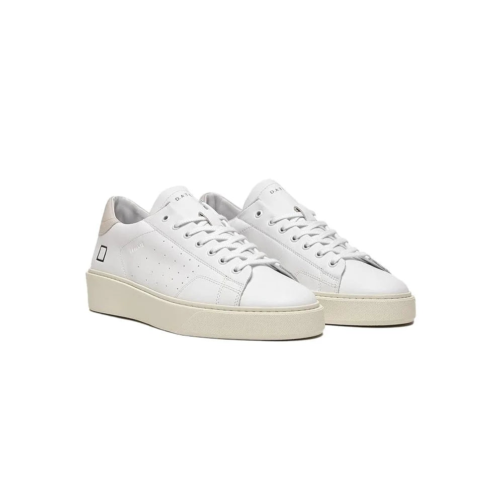 D.A.T.E White Leather Sneaker - EU40/US7 - Sneakers