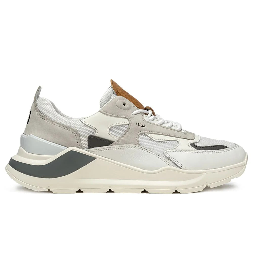 D.A.T.E White Leather Sneaker - EU41/US8 - Sneakers
