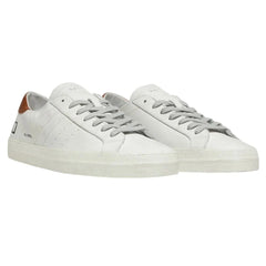 D.A.T.E White Leather Sneaker - Sneakers