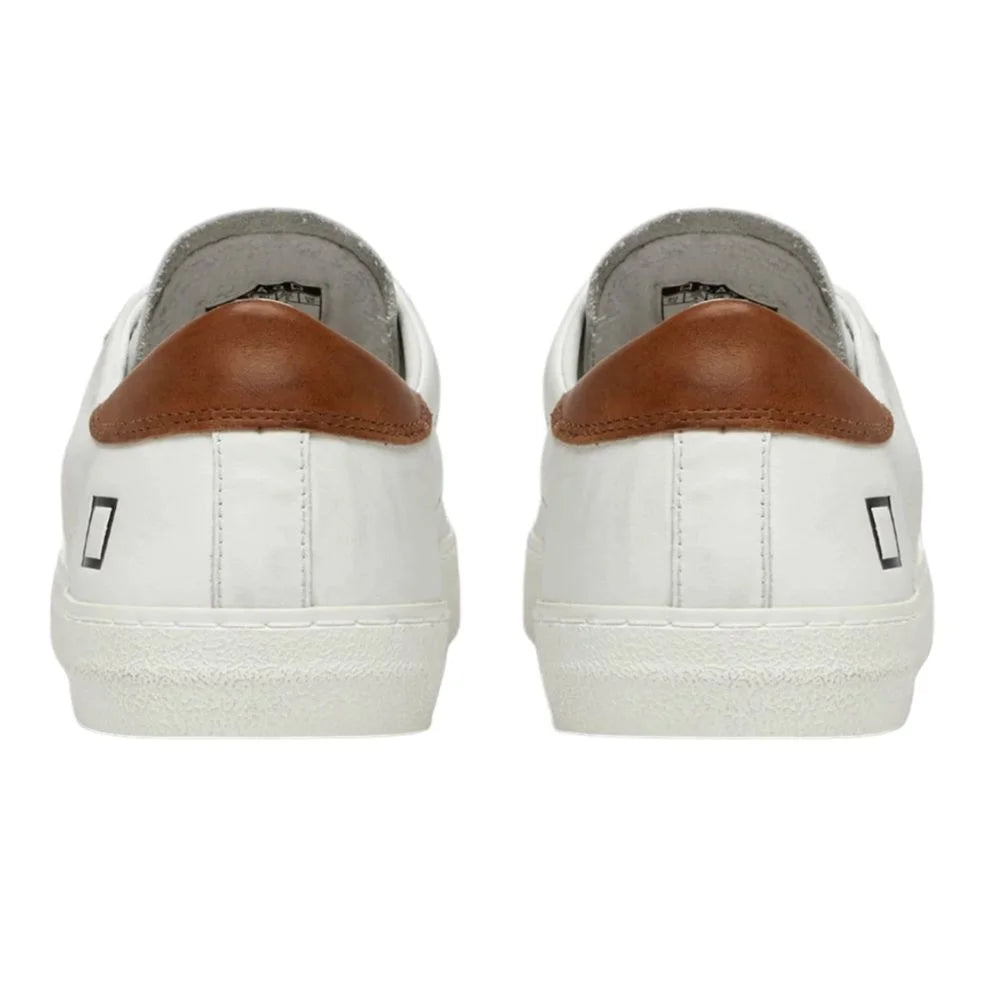 D.A.T.E White Leather Sneaker - Sneakers