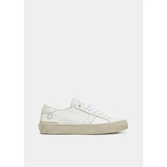 D.A.T.E White Leather Sneaker - Sneakers