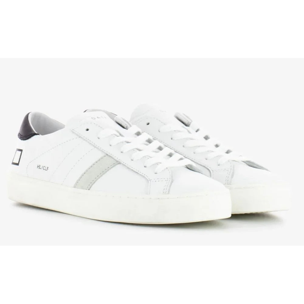 D.A.T.E White Leather Sneaker - Sneakers