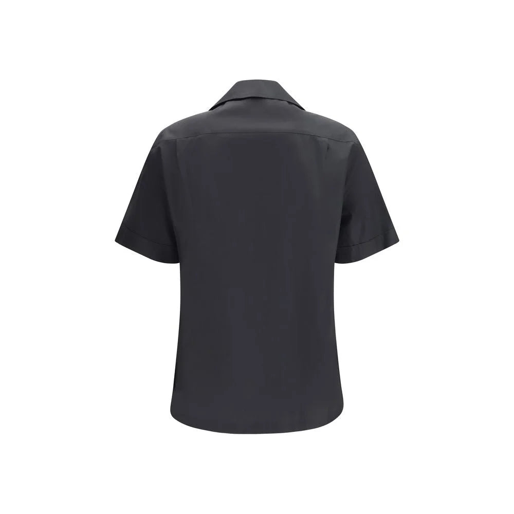 Dolce & Gabbana Black Cotton Shortsleeve Shirt