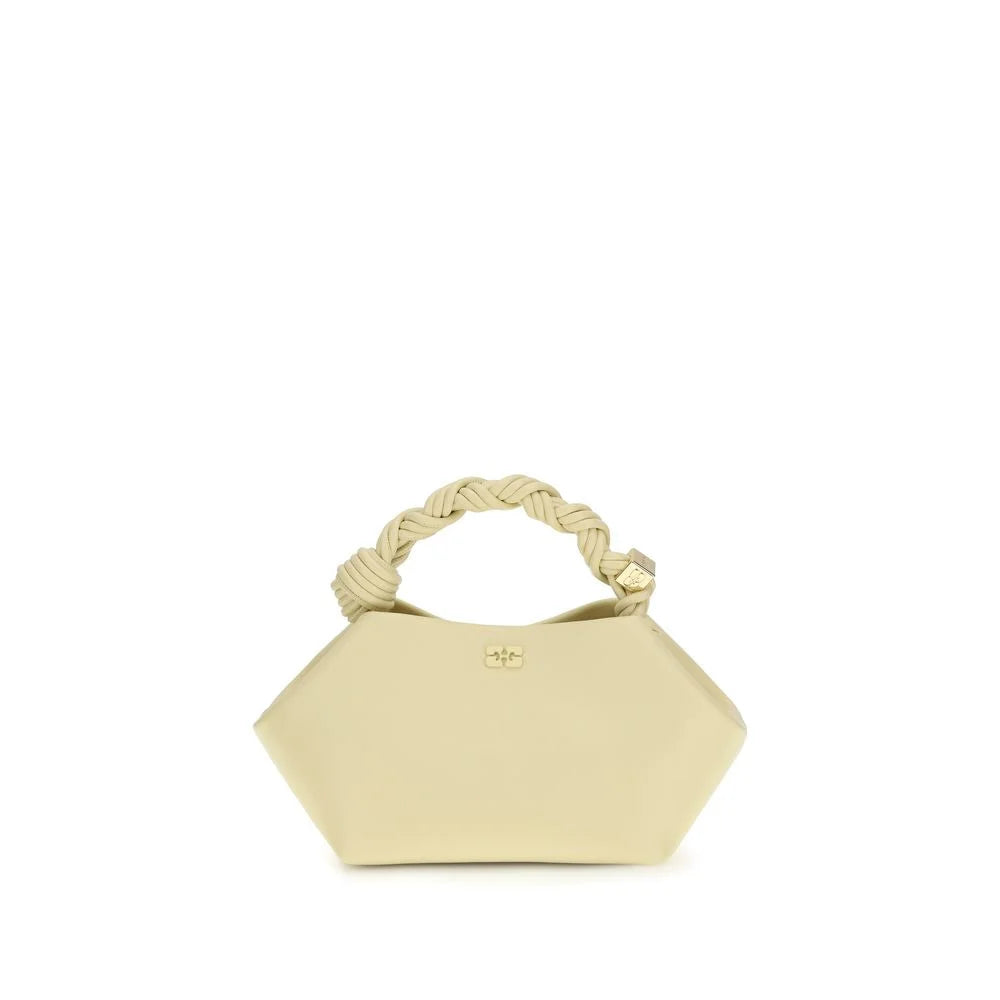 Ganni Bicolor Recycled Leather Shoulder Bag