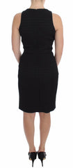 DAIZY SHELY Black Sheath Party Evening Knee Length Dress - IT40 | M - Dresses