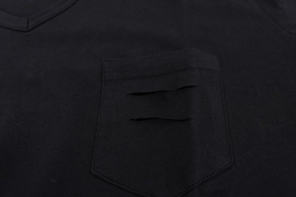 Daniele Alessandrini Blue Cotton V-neck T-Shirt - S - T-Shirts