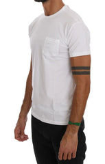 Daniele Alessandrini White Cotton Crewneck T-Shirt - XXL - T-Shirts