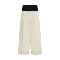 Darkpark Beige Cotton Casual Pants - IT40 | M