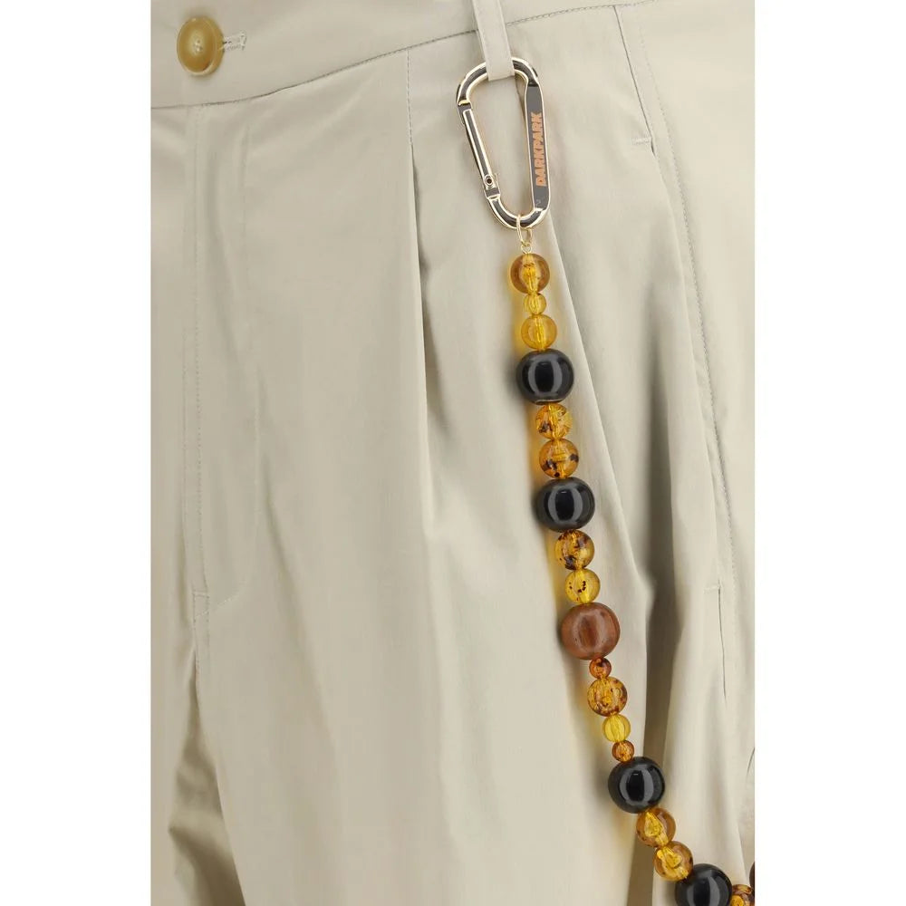 Darkpark Beige Cotton Casual Pants - IT42 | L