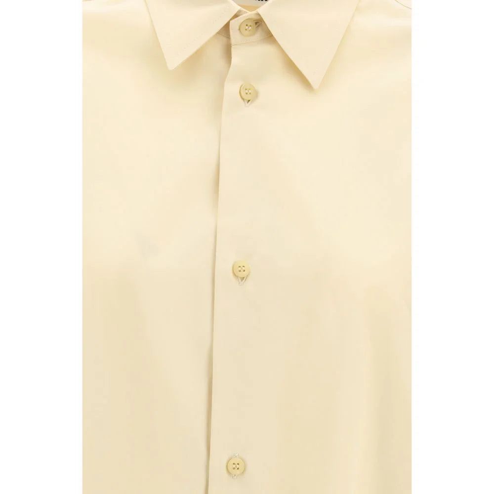 Darkpark Beige Cotton Dress Shirt