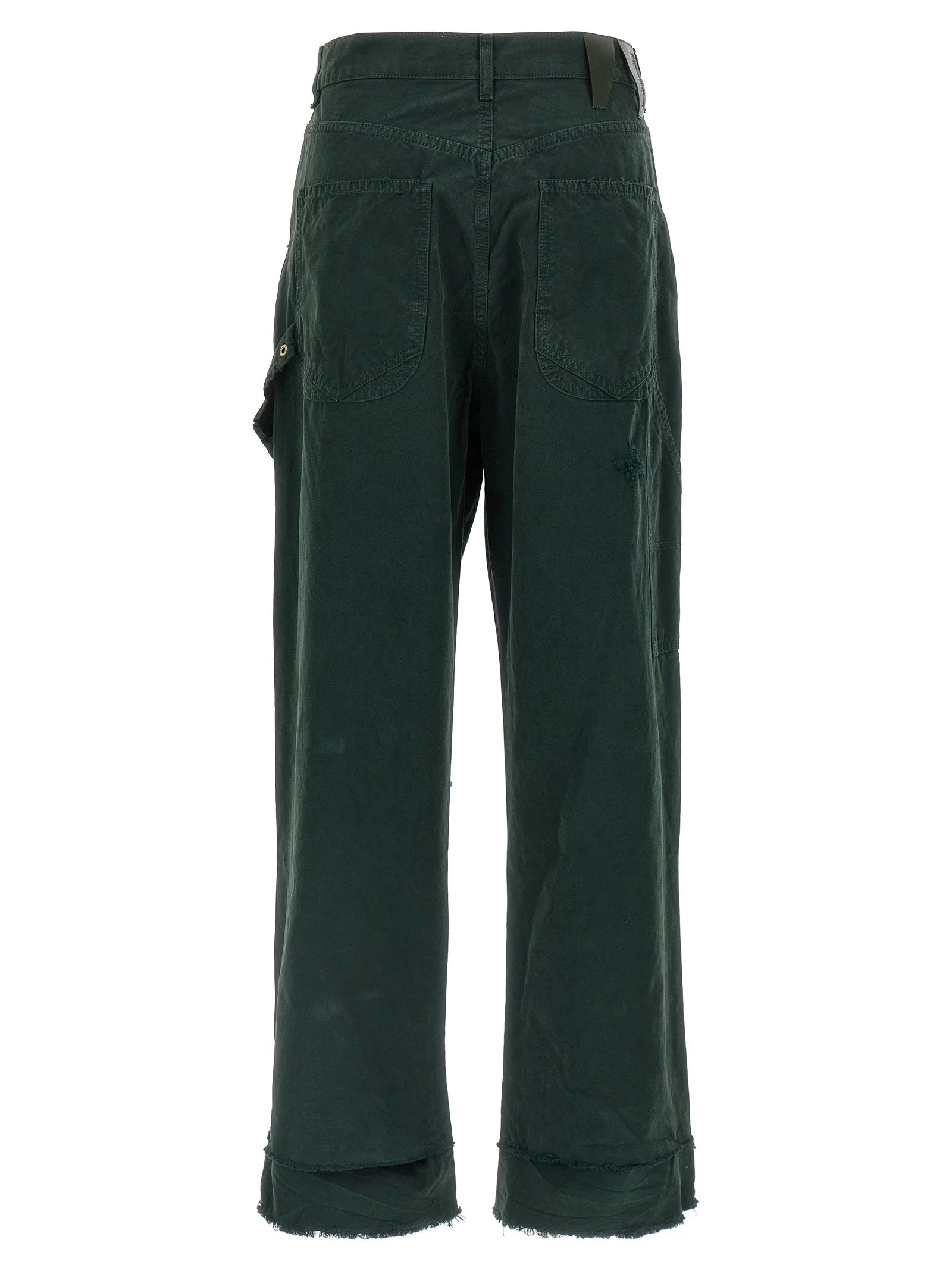 Darkpark Bicolor Cotton Casual Pants