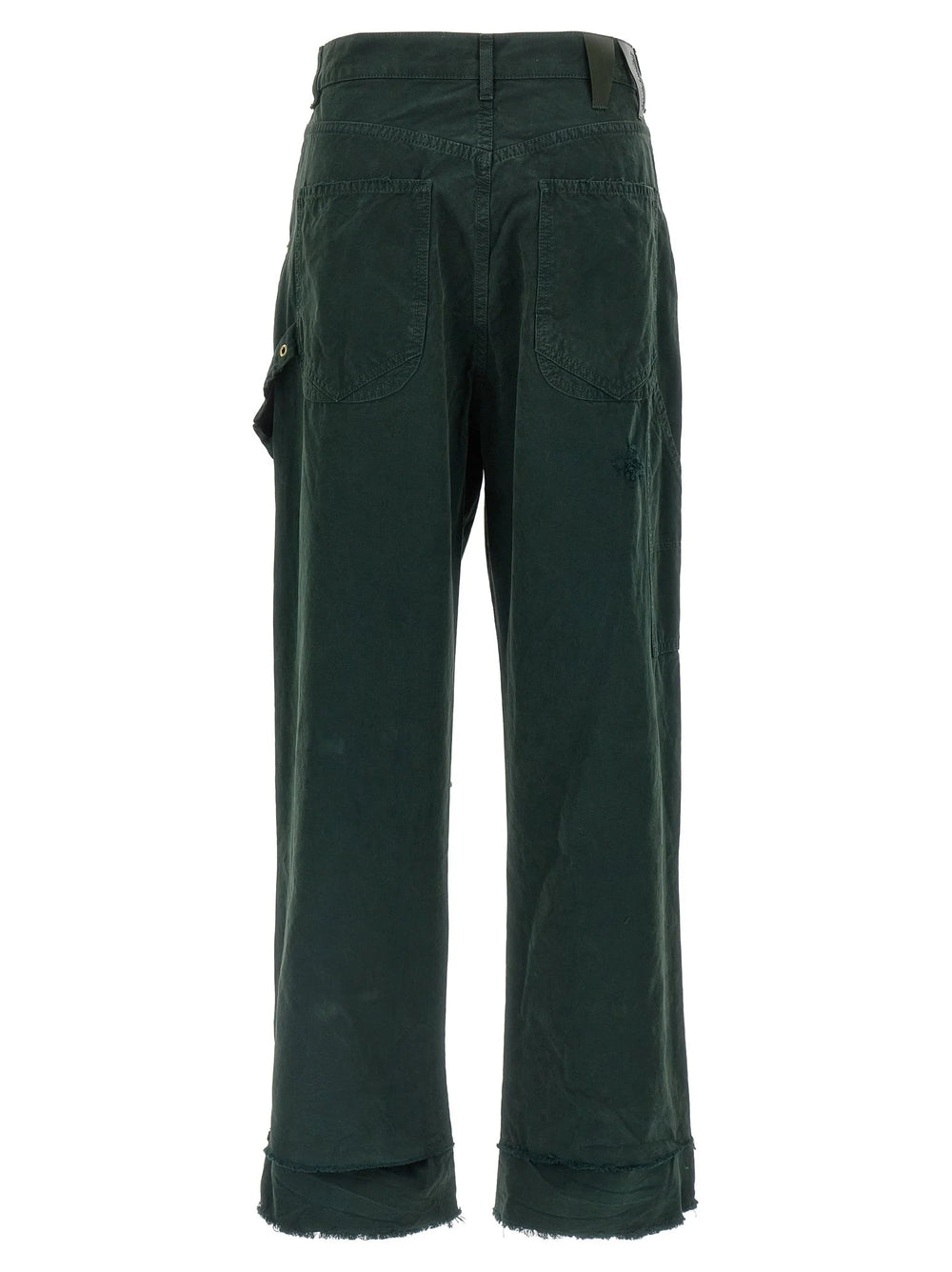 Darkpark Bicolor Cotton Casual Pants