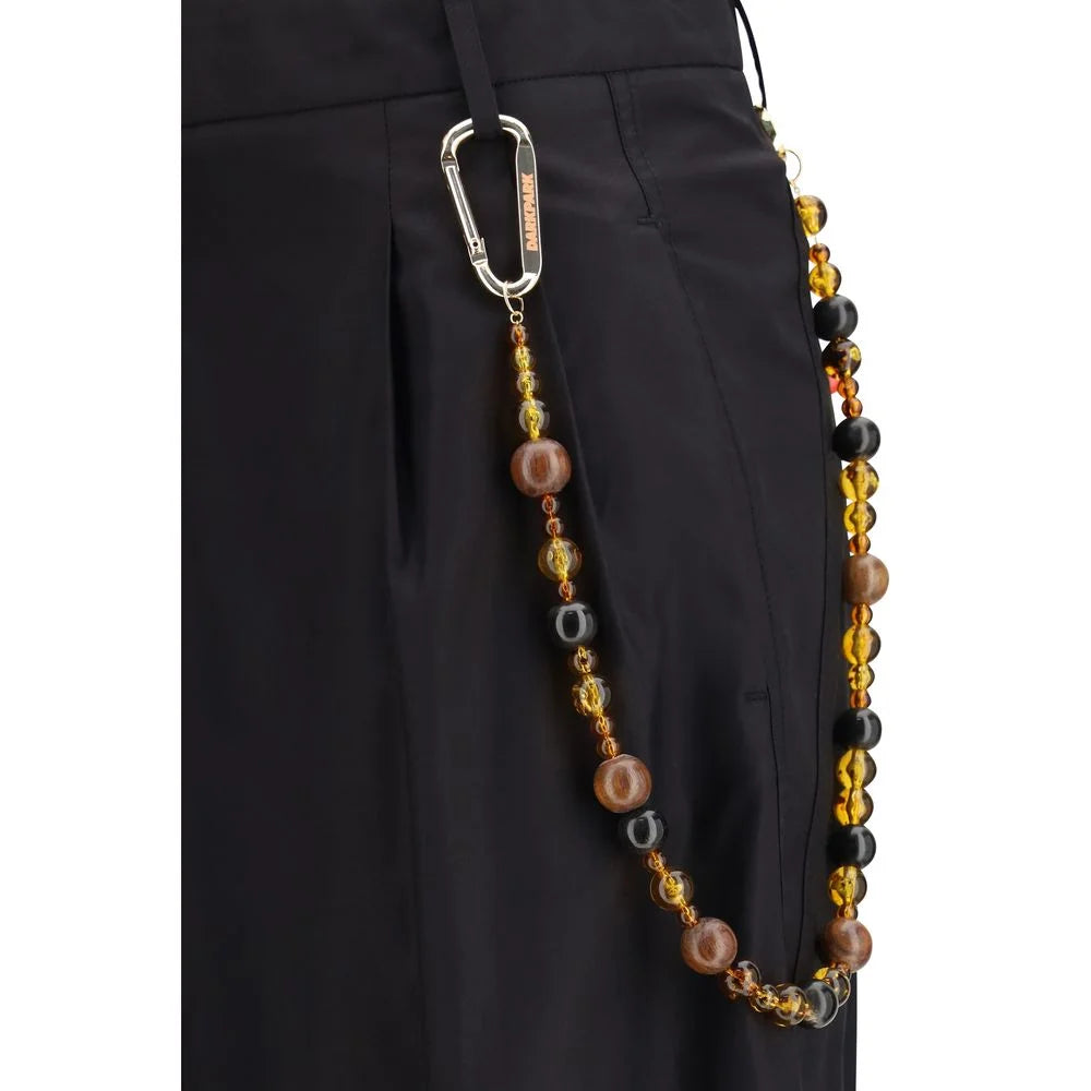 Darkpark Black Cotton Casual Pants - IT44 | L