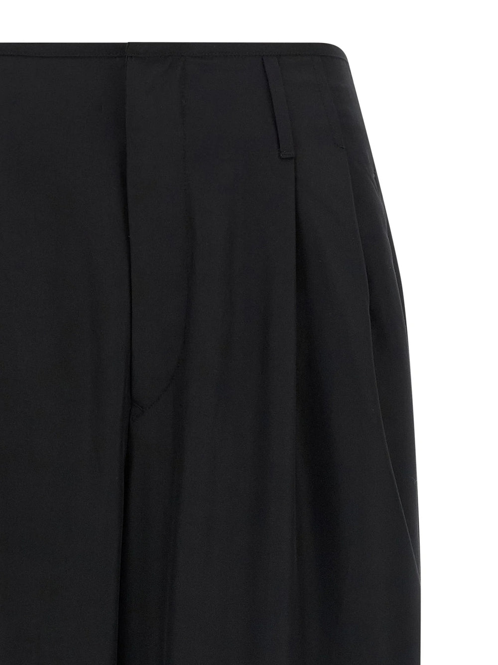 Darkpark Black Viscose Casual Pants