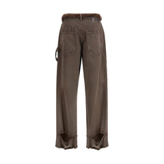Darkpark Brown Cotton Casual Pants - 26