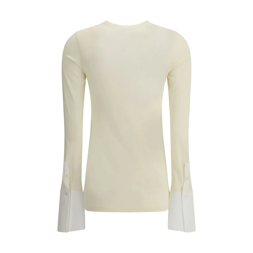 Darkpark Nora Jumper with buttoned Shirt cuffs - S