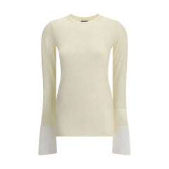 Darkpark Nora Jumper with buttoned Shirt cuffs - Sweaters