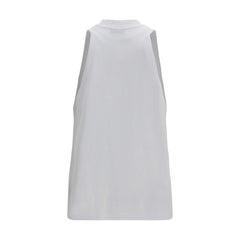 Darkpark White Cotton Tank Tops