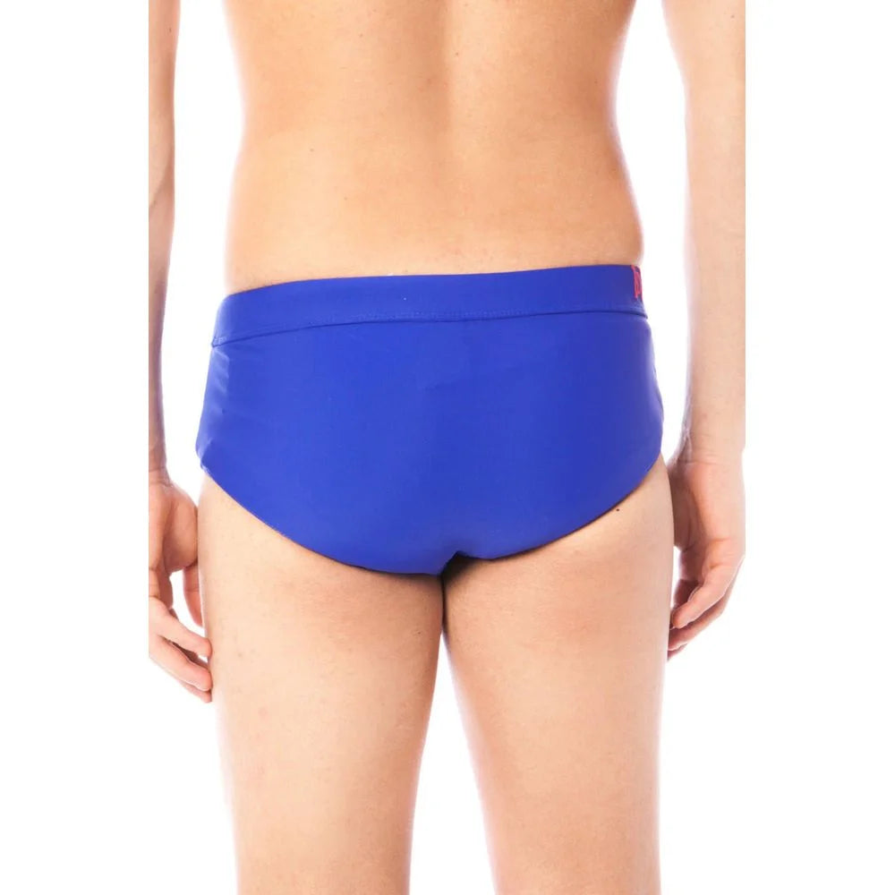 Datch Blue Elastane Swimwear - S - Swim Briefs