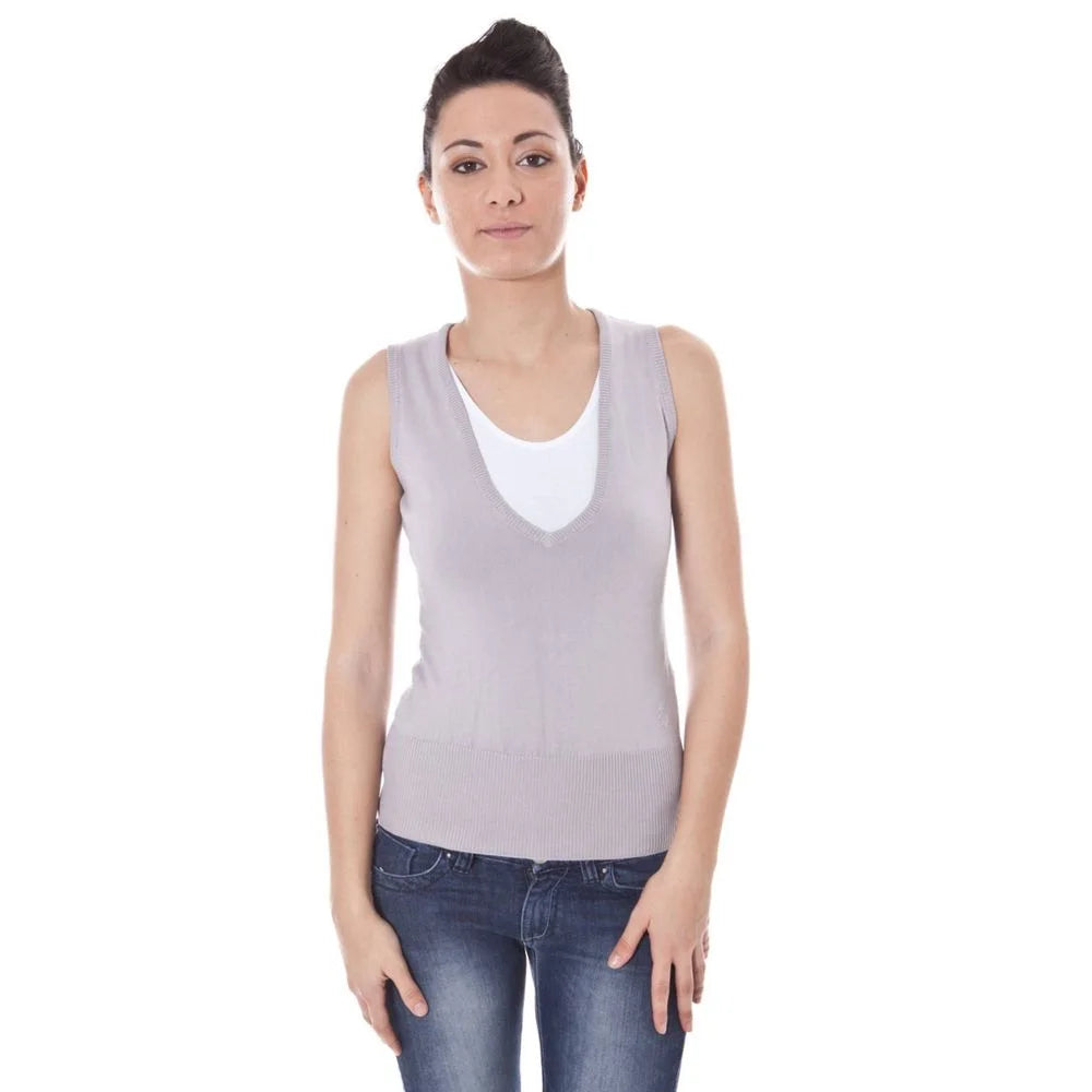 Datch Gray Cotton Sweater - M - Tank Tops
