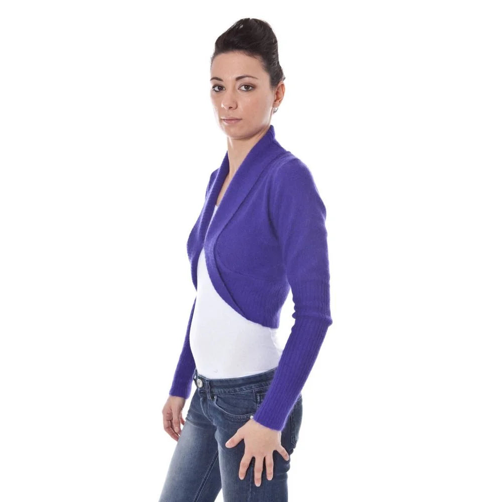 Datch Purple Wool Sweater - Cardigans