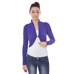 Datch Purple Wool Sweater - Cardigans