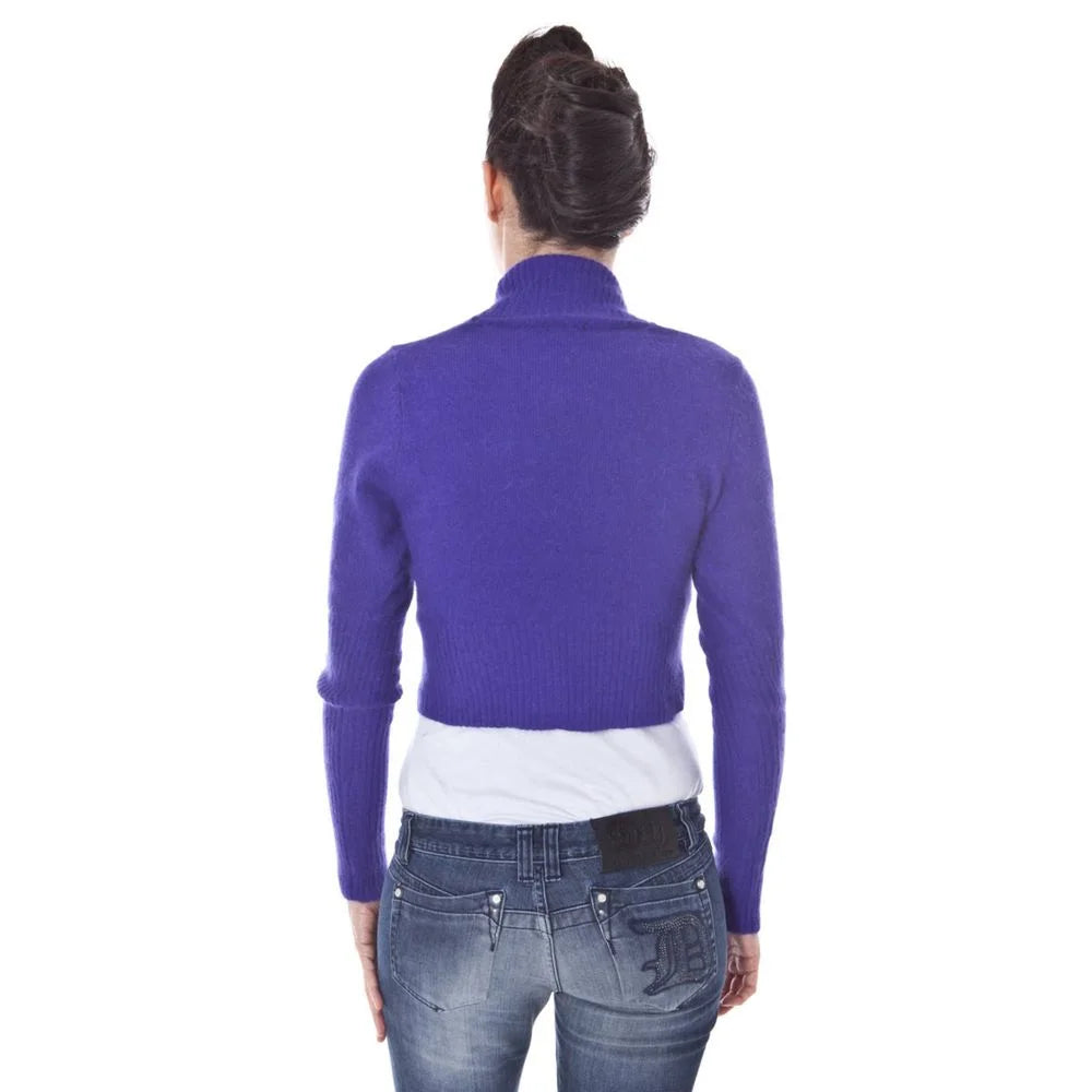Datch Purple Wool Sweater - Cardigans