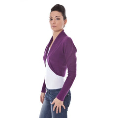 Datch Purple Wool Sweater - Cardigans