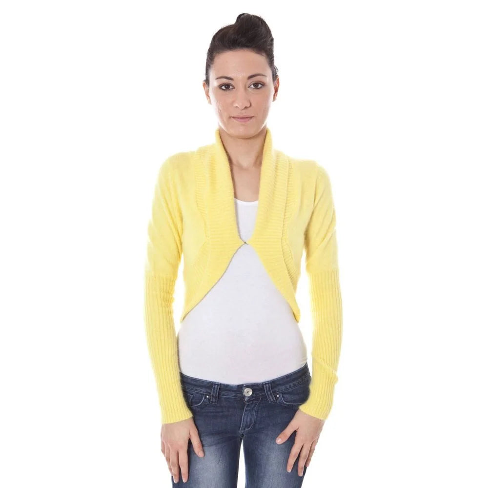Datch Yellow Wool Sweater - Cardigans