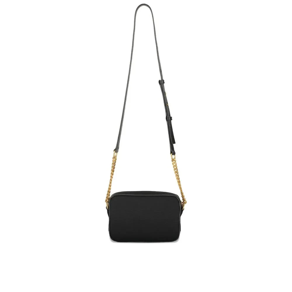 Balmain Black Cotton Shoulder Bag