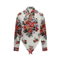Dolce & Gabbana Multicolor Cotton Pattern Shirt - IT40 | M