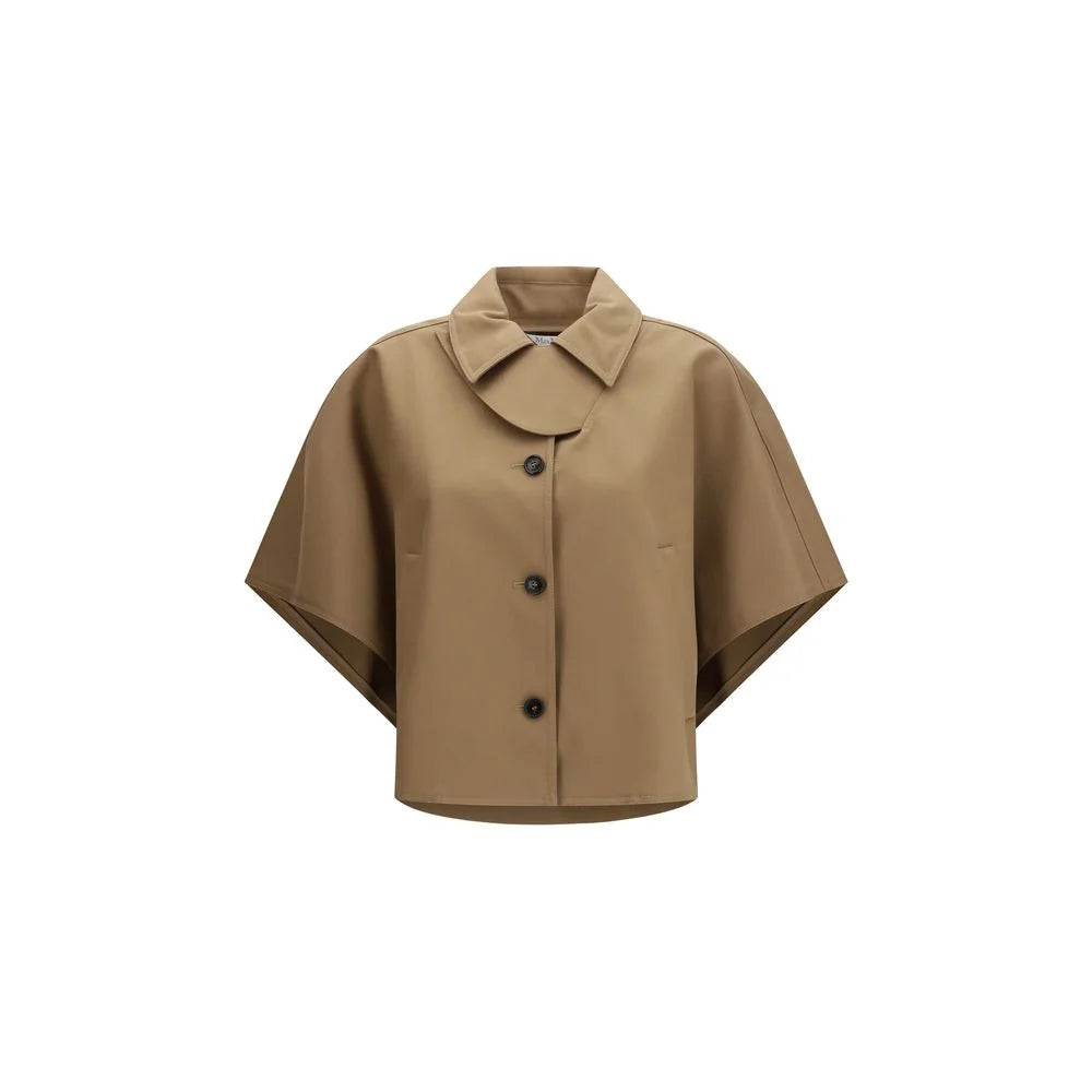 Max Mara Brown Cotton Coat