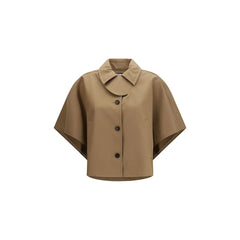 Max Mara Brown Cotton Coat