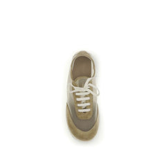Zapatillas deportivas de piel de ternero beige Dear Frances