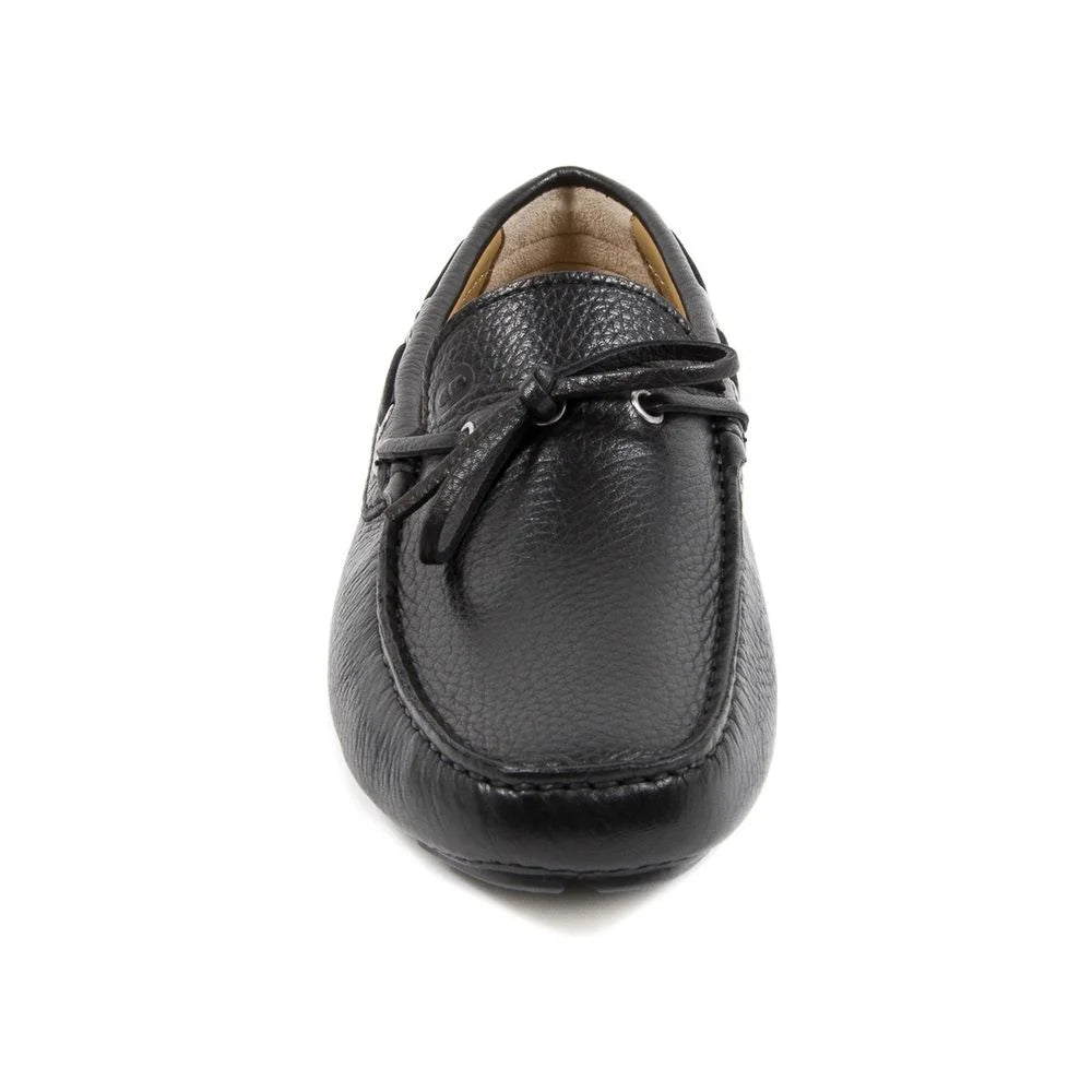Dee Ocleppo Black Leather Slip-On Loafers - EU41/US8 - Flats