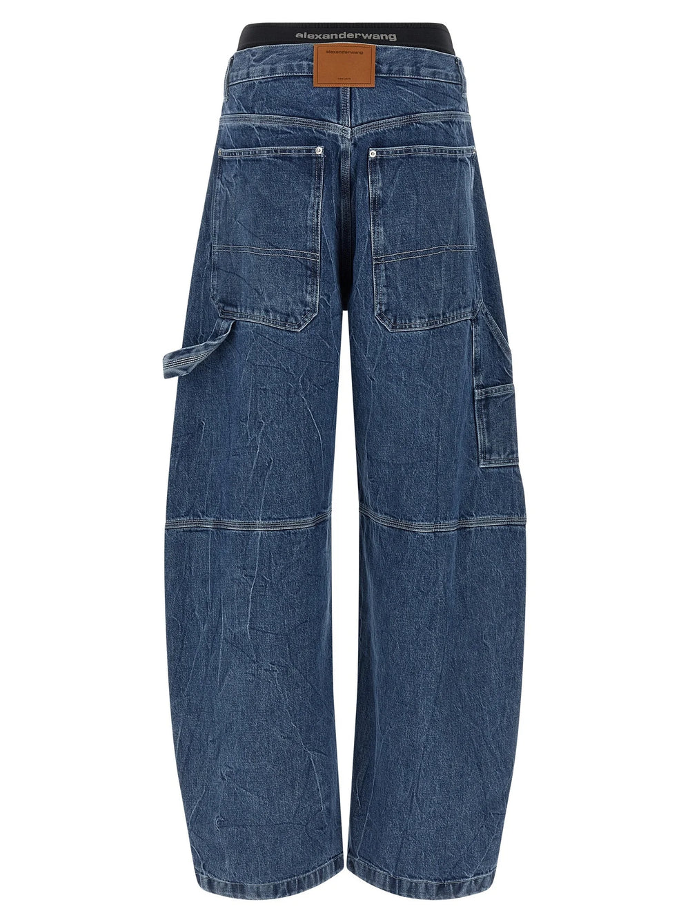DENIM X ALEXANDER WANG Blue Cotton Relaxed Fit Jeans - 26