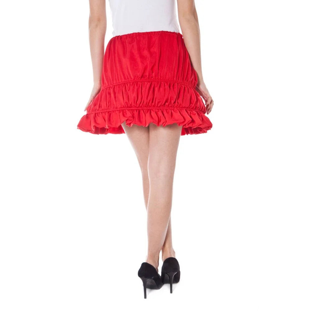 Denny Rose Red Polyester Skirt - One Size - Skirts