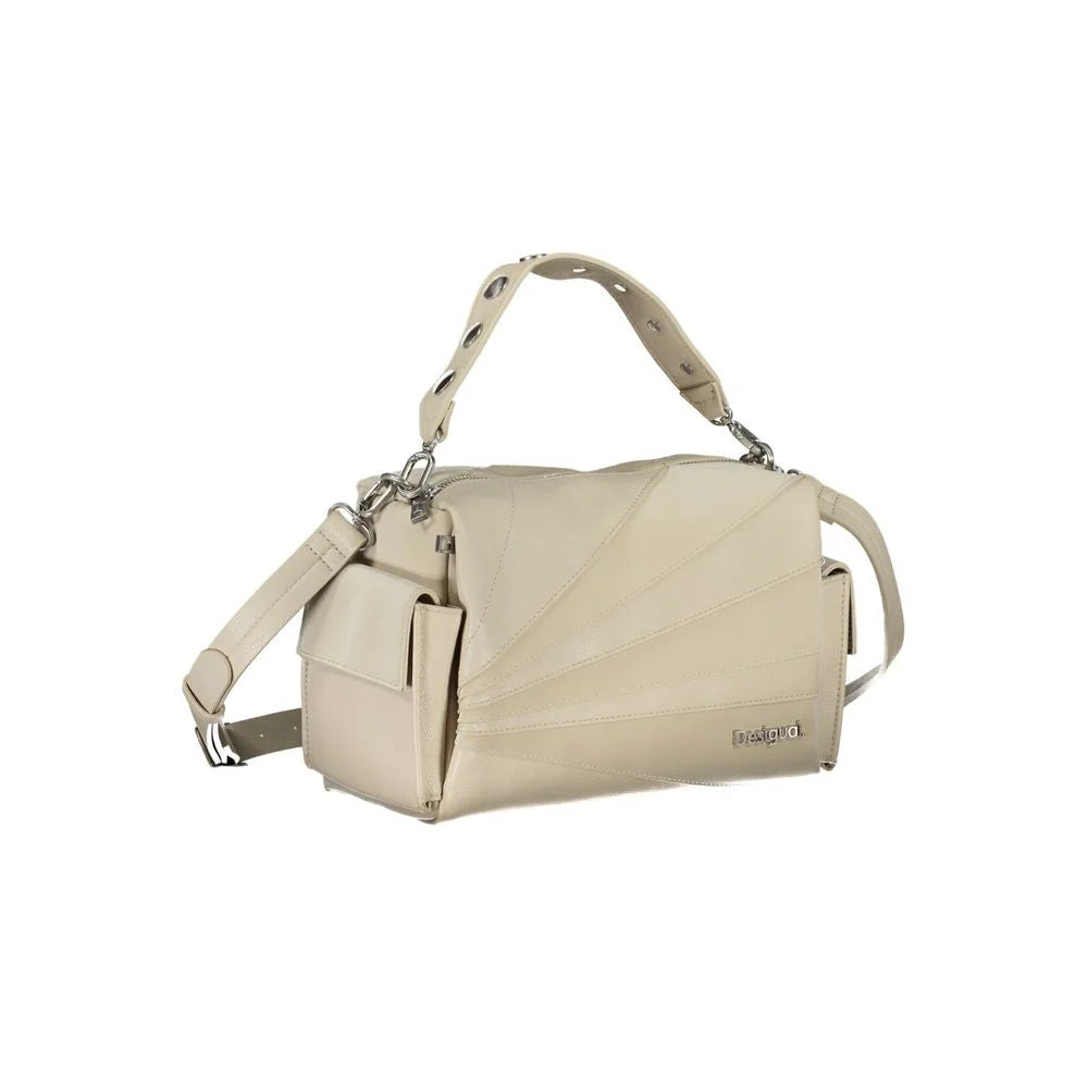 Desigual Beige Polyethylene Handbag - Shoulder Bags