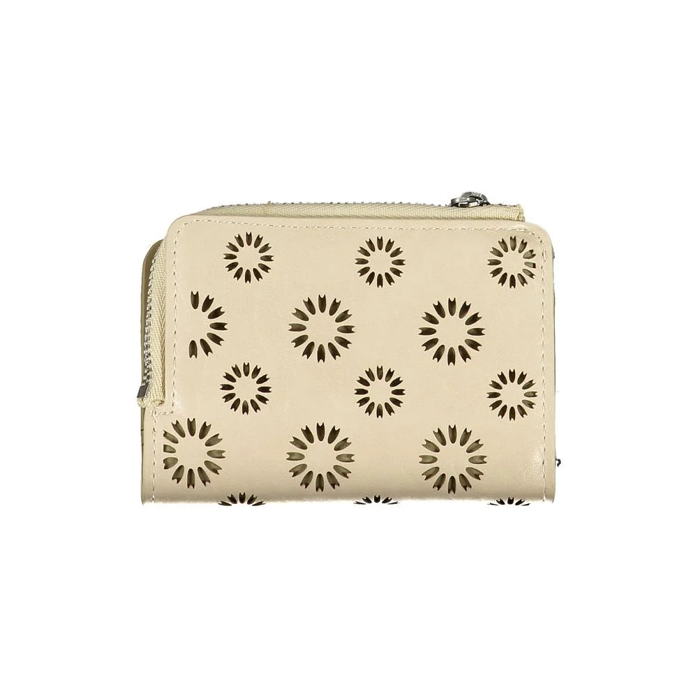 Desigual Beige Polyethylene Wallet - Wallets
