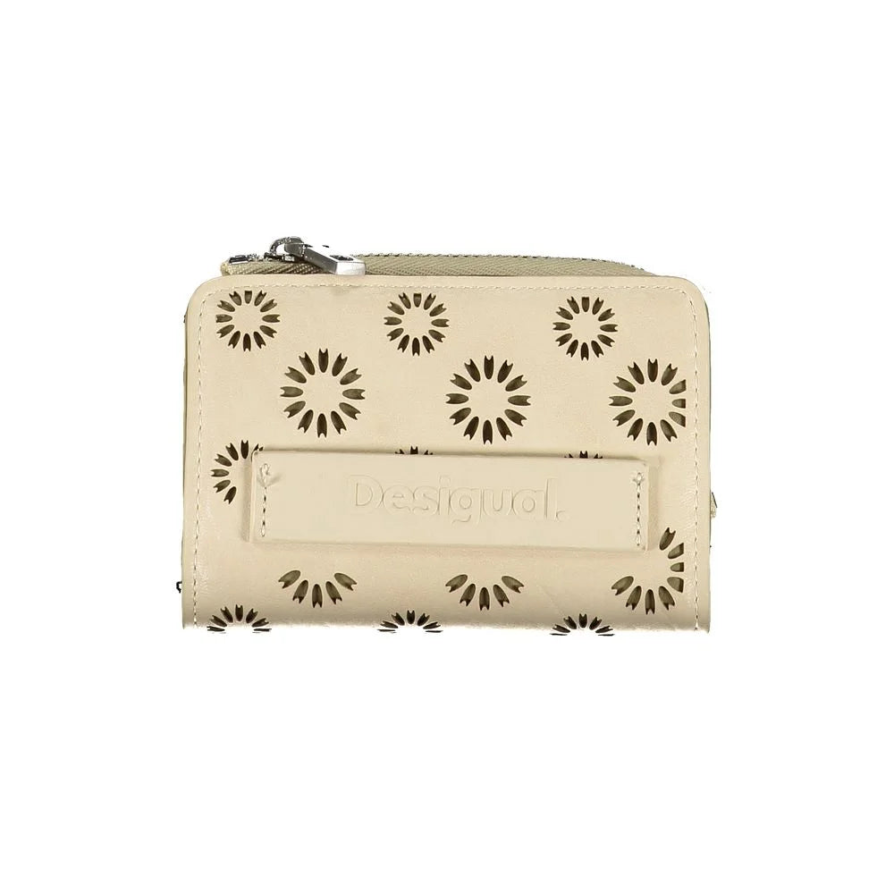Desigual Beige Polyethylene Wallet - Wallets
