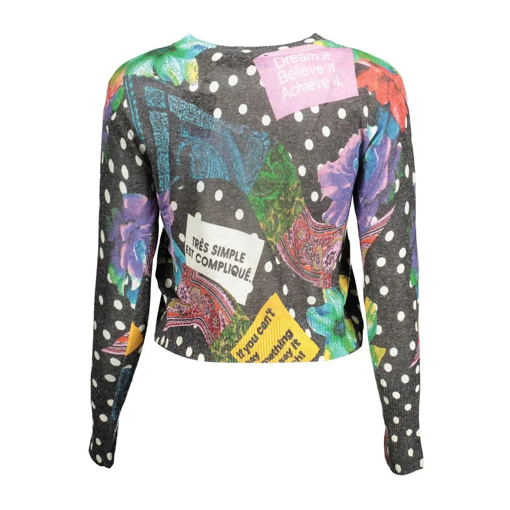 Desigual Black Acrylic Women Sweater - Sweaters