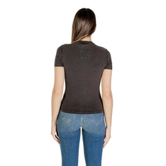 Desigual Black Cotton T-Shirt - T-Shirts