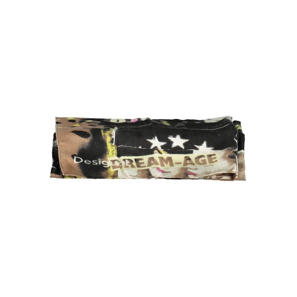 Desigual Black Polyester Accessory - Scarves & Shawls