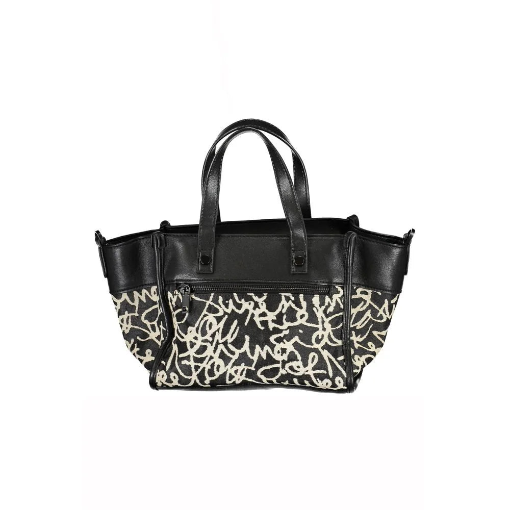 Desigual Black Polyester Handbag - Shopper Bags