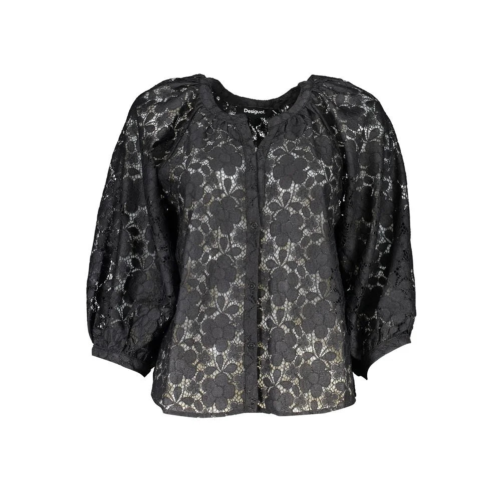 Desigual Black Polyester Shirt - Shirts