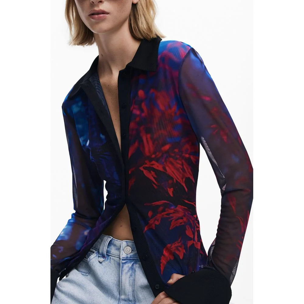 Desigual Black Polyester Shirt - Shirts