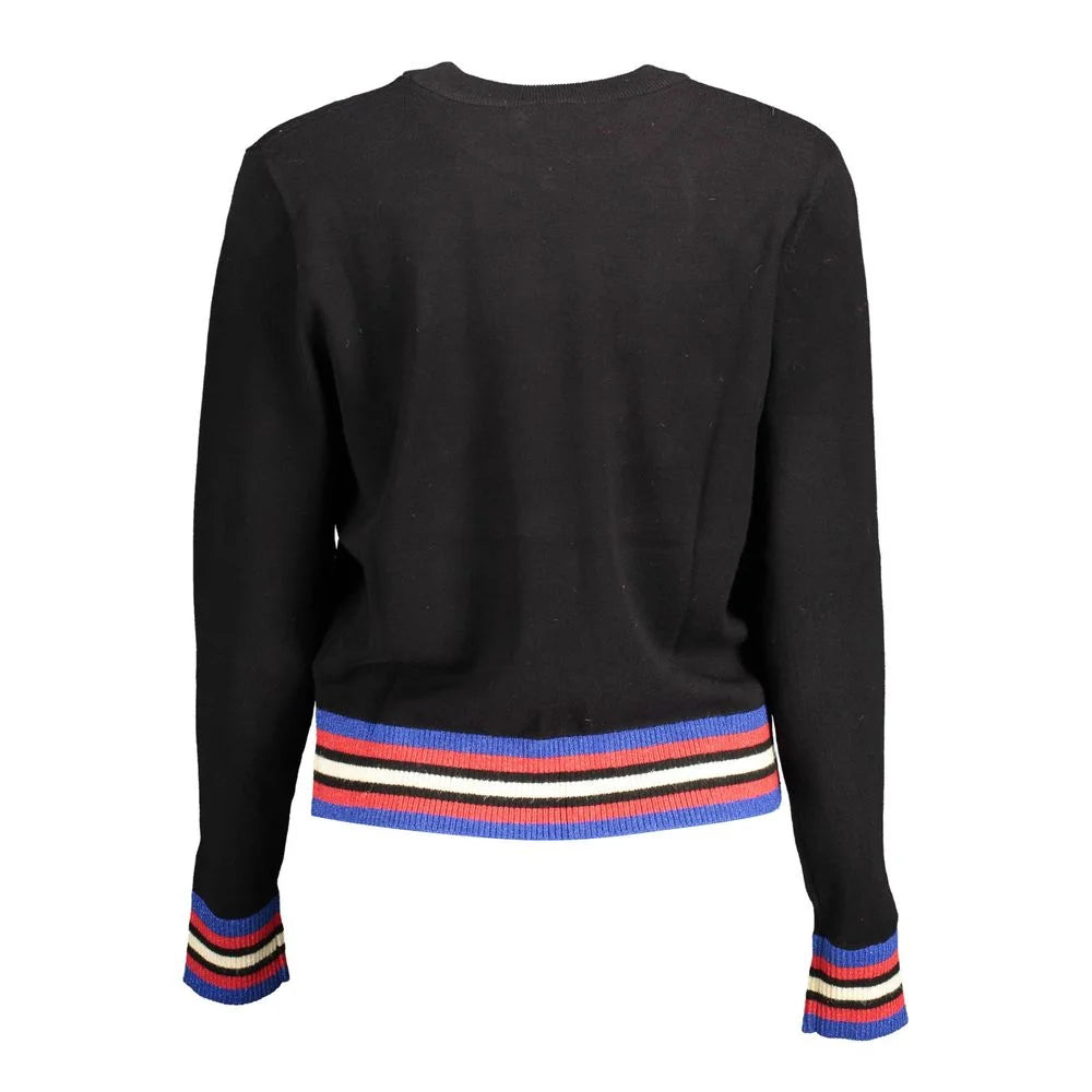 Desigual Black Polyester Sweater - L