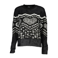 Desigual Black Polyester Sweater - Sweaters